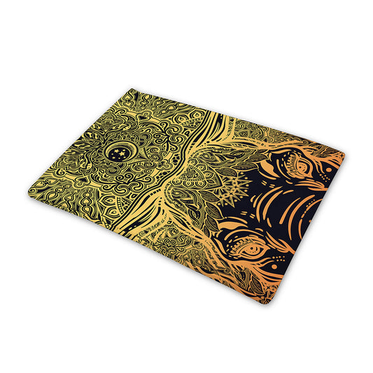 Spiritual Elephant Mandala Print Pet Cooling Mat Cover
