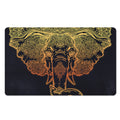 Spiritual Elephant Mandala Print Polyester Doormat