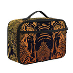 Spiritual Elephant Mandala Print Portable Lunch Bag