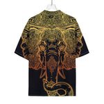 Spiritual Elephant Mandala Print Rayon Hawaiian Shirt