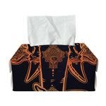 Spiritual Elephant Mandala Print Rectangle Tissue Box Cover