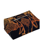 Spiritual Elephant Mandala Print Rectangle Tissue Box Cover