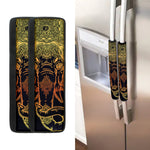 Spiritual Elephant Mandala Print Refrigerator Handle Covers