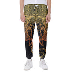 Spiritual Elephant Mandala Print Scuba Joggers