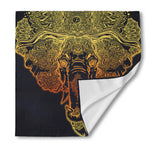 Spiritual Elephant Mandala Print Silk Bandana