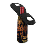 Spiritual Elephant Mandala Print Single Neoprene Wine Tote