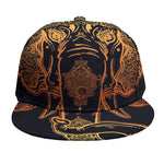 Spiritual Elephant Mandala Print Snapback Cap