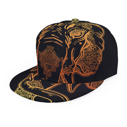 Spiritual Elephant Mandala Print Snapback Cap