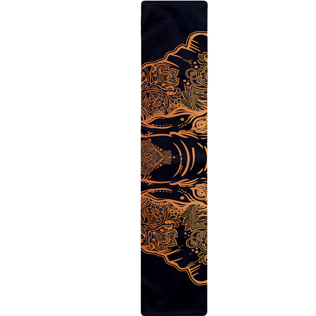 Spiritual Elephant Mandala Print Table Runner