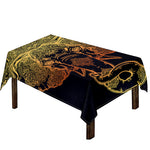 Spiritual Elephant Mandala Print Tablecloth