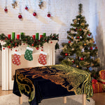 Spiritual Elephant Mandala Print Tablecloth