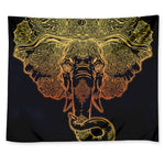 Spiritual Elephant Mandala Print Tapestry