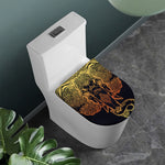 Spiritual Elephant Mandala Print Toilet Lid Cover