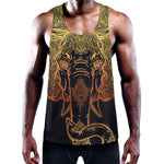 Spiritual Elephant Mandala Print Training Tank Top