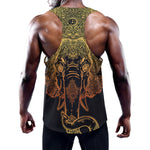 Spiritual Elephant Mandala Print Training Tank Top