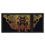 Spiritual Elephant Mandala Print Trifold Wallet