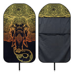 Spiritual Elephant Mandala Print Waterproof Car Seat Cover