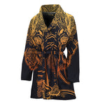 Spiritual Elephant Mandala Print Women's Bathrobe