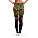 Spiritual Elephant Mandala Print Women's Leggings