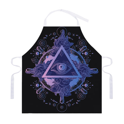Spiritual Eye of Providence Print Adjustable Apron