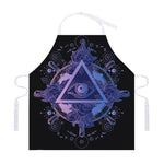 Spiritual Eye of Providence Print Adjustable Apron
