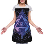 Spiritual Eye of Providence Print Adjustable Apron