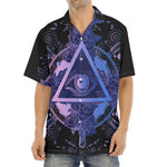 Spiritual Eye of Providence Print Aloha Shirt