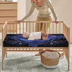 Spiritual Eye of Providence Print Baby Crib Sheet