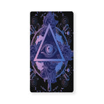 Spiritual Eye of Providence Print Baby Crib Sheet