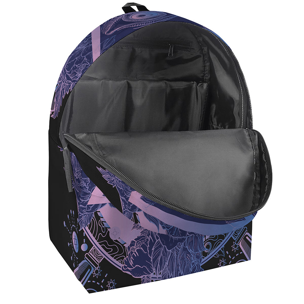Spiritual Eye of Providence Print Backpack