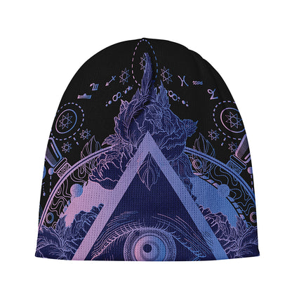 Spiritual Eye of Providence Print Beanie