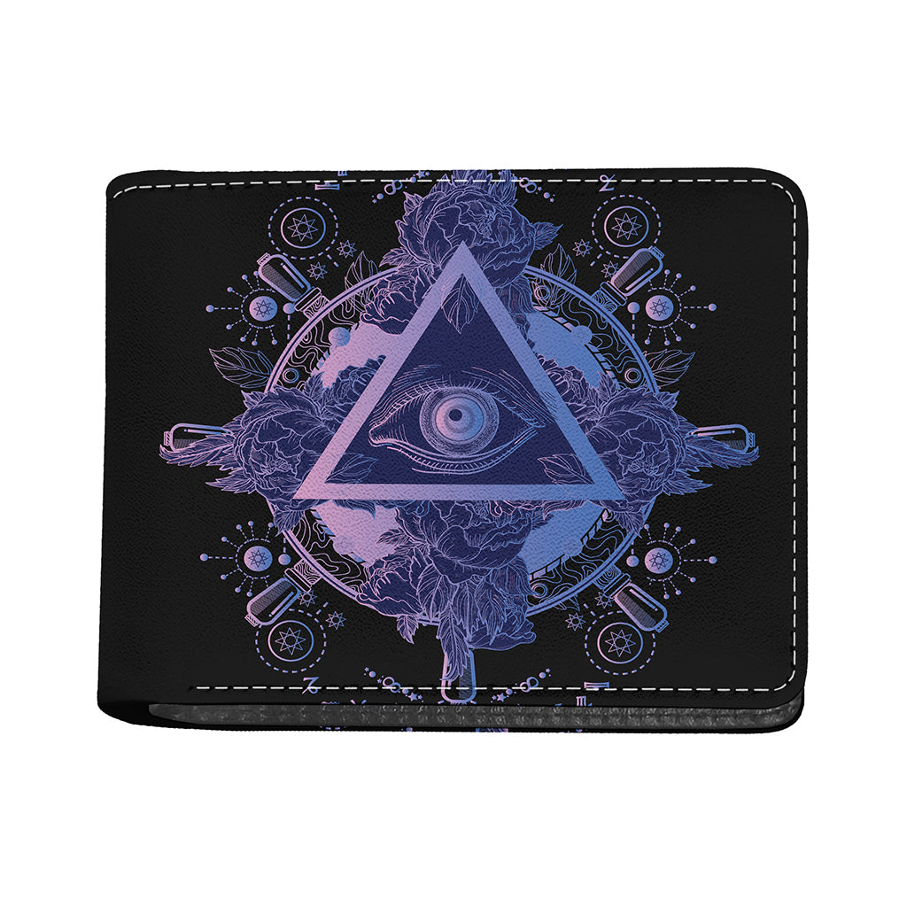 Spiritual Eye of Providence Print Bifold Wallet