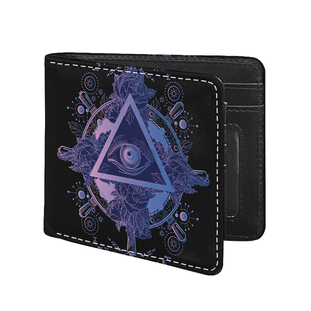 Spiritual Eye of Providence Print Bifold Wallet