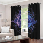 Spiritual Eye of Providence Print Blackout Grommet Curtains
