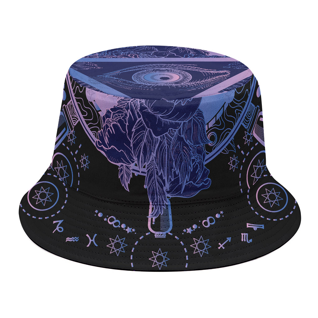 Spiritual Eye of Providence Print Bucket Hat