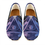 Spiritual Eye of Providence Print Casual Shoes