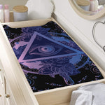 Spiritual Eye of Providence Print Changing Pad Cover