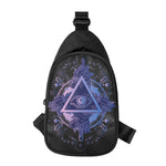 Spiritual Eye of Providence Print Chest Bag