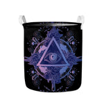 Spiritual Eye of Providence Print Collapsible Laundry Basket