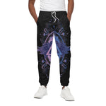 Spiritual Eye of Providence Print Cotton Pants