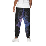 Spiritual Eye of Providence Print Cotton Pants