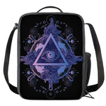 Spiritual Eye of Providence Print Crossbody Lunch Bag