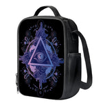 Spiritual Eye of Providence Print Crossbody Lunch Bag