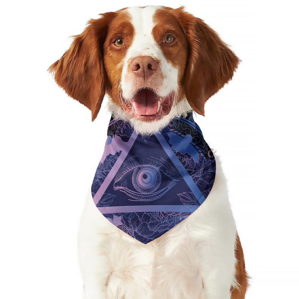 Spiritual Eye of Providence Print Dog Bandana