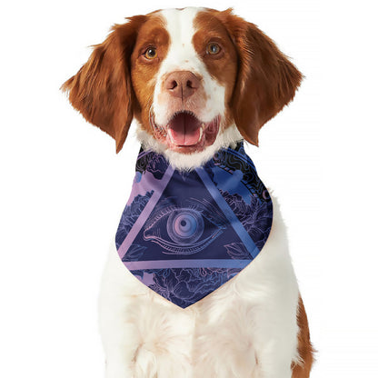 Spiritual Eye of Providence Print Dog Bandana