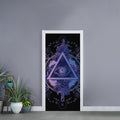 Spiritual Eye of Providence Print Door Sticker