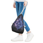 Spiritual Eye of Providence Print Drawstring Bag