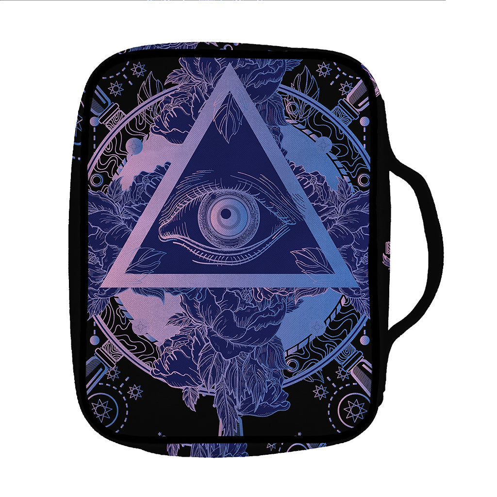 Spiritual Eye of Providence Print Front Pocket Bible Bag