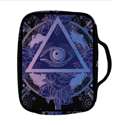 Spiritual Eye of Providence Print Front Pocket Bible Bag