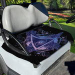 Spiritual Eye of Providence Print Golf Cart Seat Cover